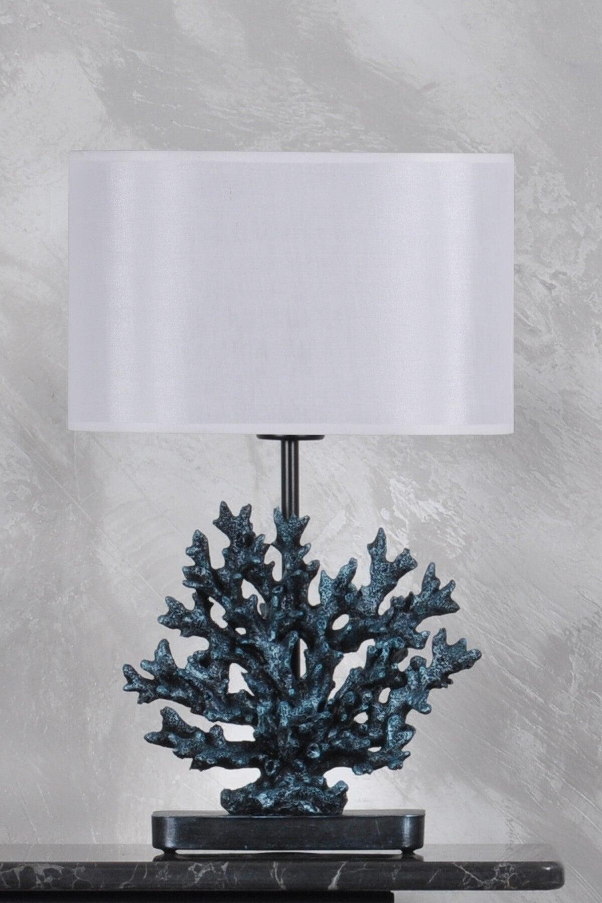 Modern Design Coral Lampshade Turquoise White - Swordslife