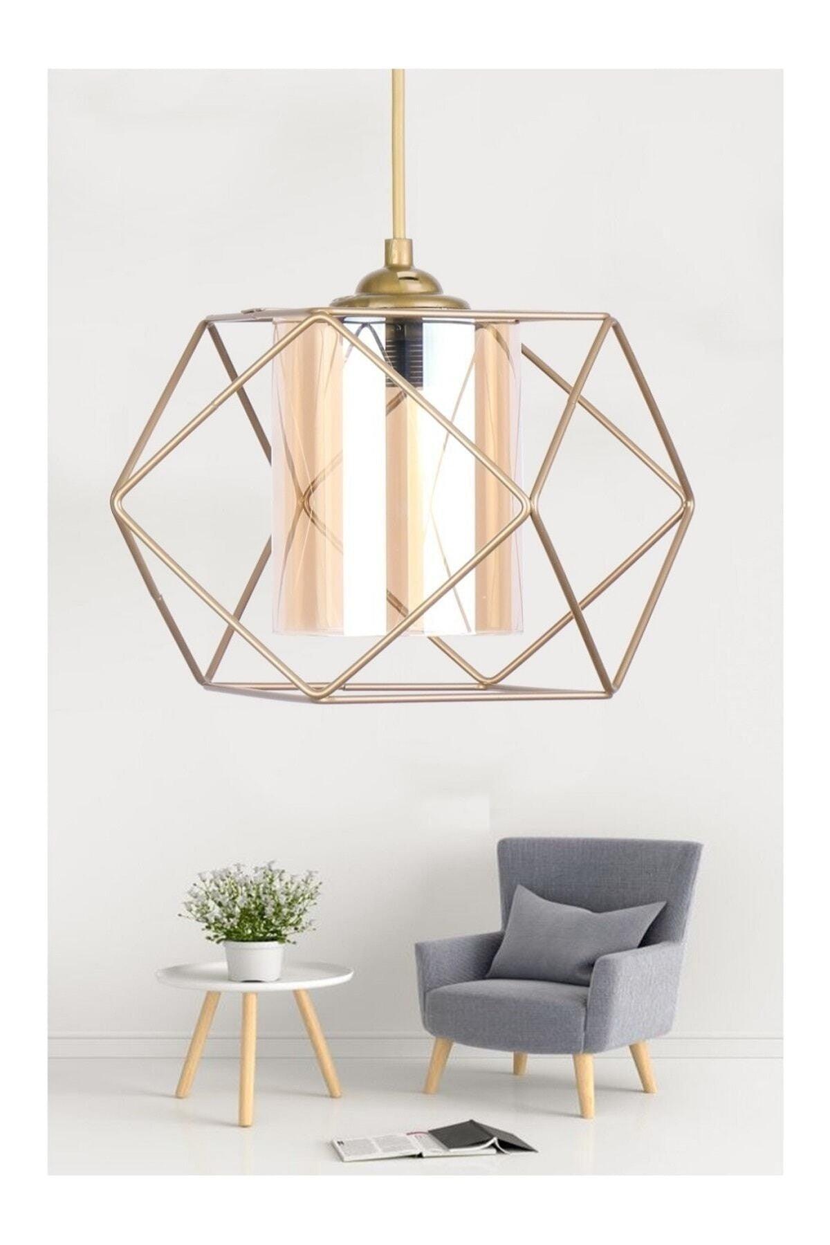 Modern Design Square Tumbled Single Chandelier - Swordslife