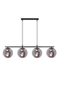 Modern Smoked Glass Sequenced Pendant Lamp Chandelier Quad - Swordslife