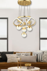 Modern Led Chandelier 3 in 1 Gold Led Chandelier - Swordslife