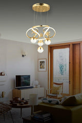 Modern Led Chandelier 3 in 1 Gold Led Chandelier - Swordslife