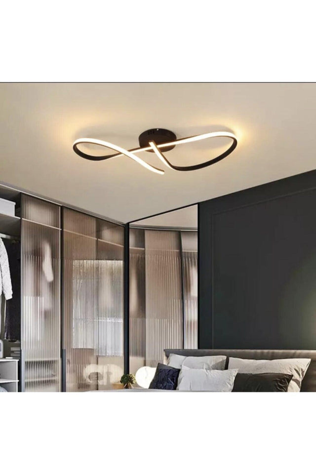 Modern Luxury Design Plafonyer Led Chandelier Dark Brown - Swordslife