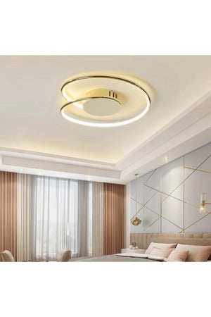 Modern Luxury Plafonyer Ceiling Led Chandelier Gold Yellow Large Size Led Chandelier - Swordslife