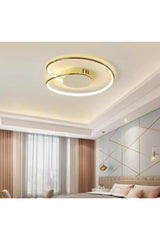 Modern Luxury Plafonyer Ceiling Led Chandelier Gold Yellow Large Size Led Chandelier - Swordslife