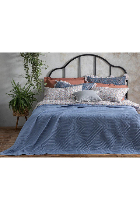 Modern Motion King Size Multi-Purpose Cover 240x220 Cm Blue - Swordslife
