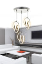 Modern Pendant Lamp 3 Piece Silver Case Daylight Led Chandelier Signature Led Chandelier - Swordslife