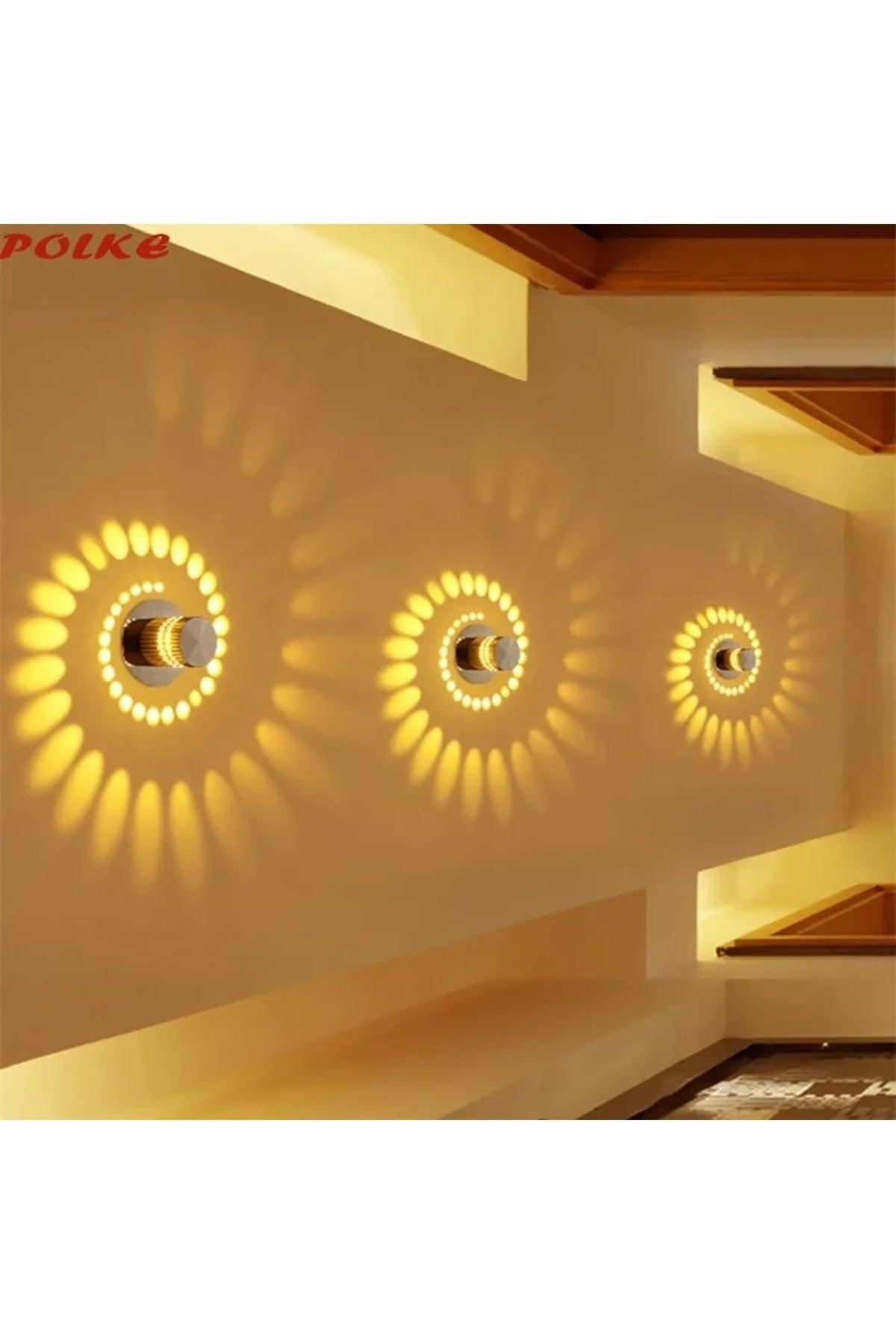 Modern Spiral Led Sconce - Swordslife