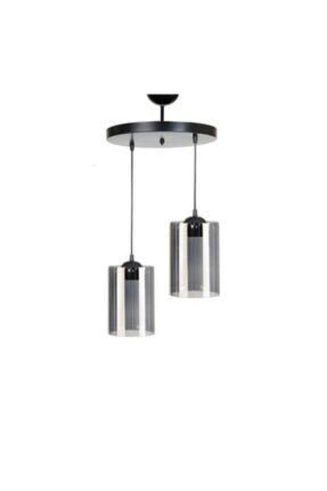 Modern Sport Model 2 Smoked Genuine Glass Pendant Lamp Chandelier - Swordslife