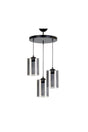 Modern Sport Model 3 Smoked Genuine Glass Pendant Lamp Chandelier - Swordslife