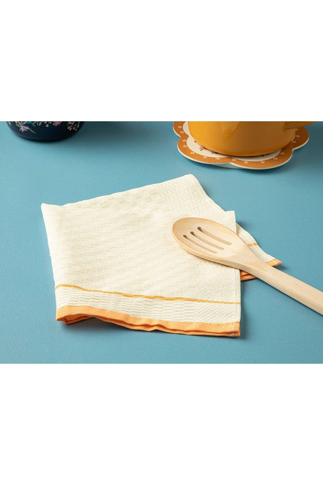 Modern Square Cotton Drying Towel 37x34x10 Cm Orange - Swordslife