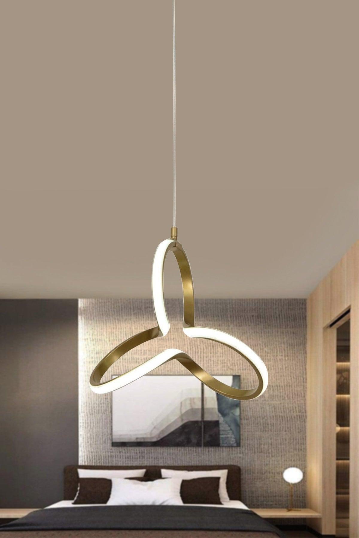 Modern Pendant Lamp Led Chandelier Gold Case White Light 1 Year Warranty Led Chandelier - Swordslife