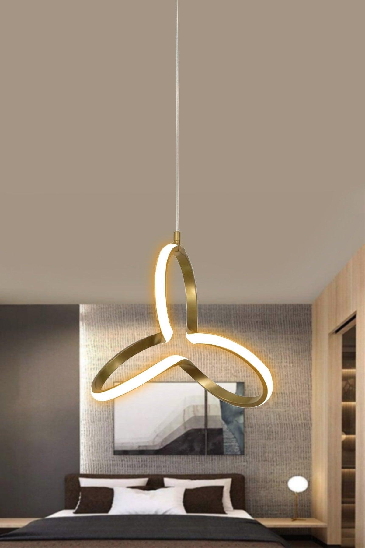 Modern Pendant Lamp Led Chandelier Gold Case Day Light 1 Year Warranty Led Chandelier - Swordslife