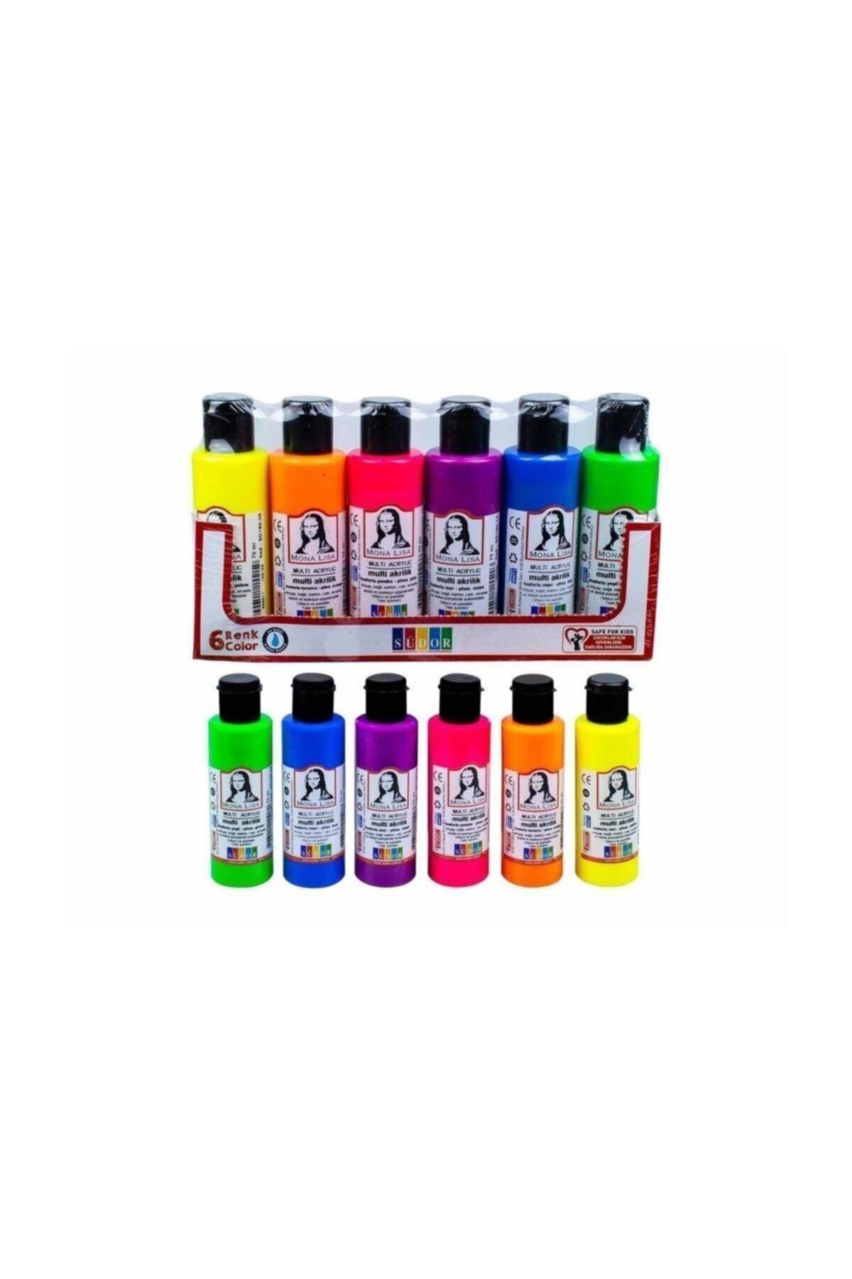 Mona Lisa 6 Pack Highlighter Acrylic Paint