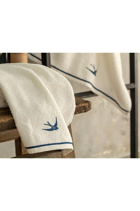 Mouette Cotton Embroidered Face Towel 50x70 Cm