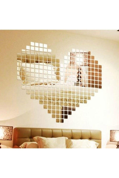 Mosaic Decorative Plexi Mirror 100 Pieces X 2 * 2 Cm - Swordslife