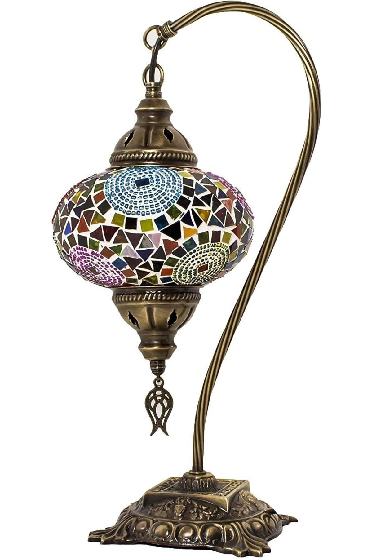 Mosaic Lamp Handmade Night Light Authentic Ottoman Lamp Colorful Lampshade - Swordslife