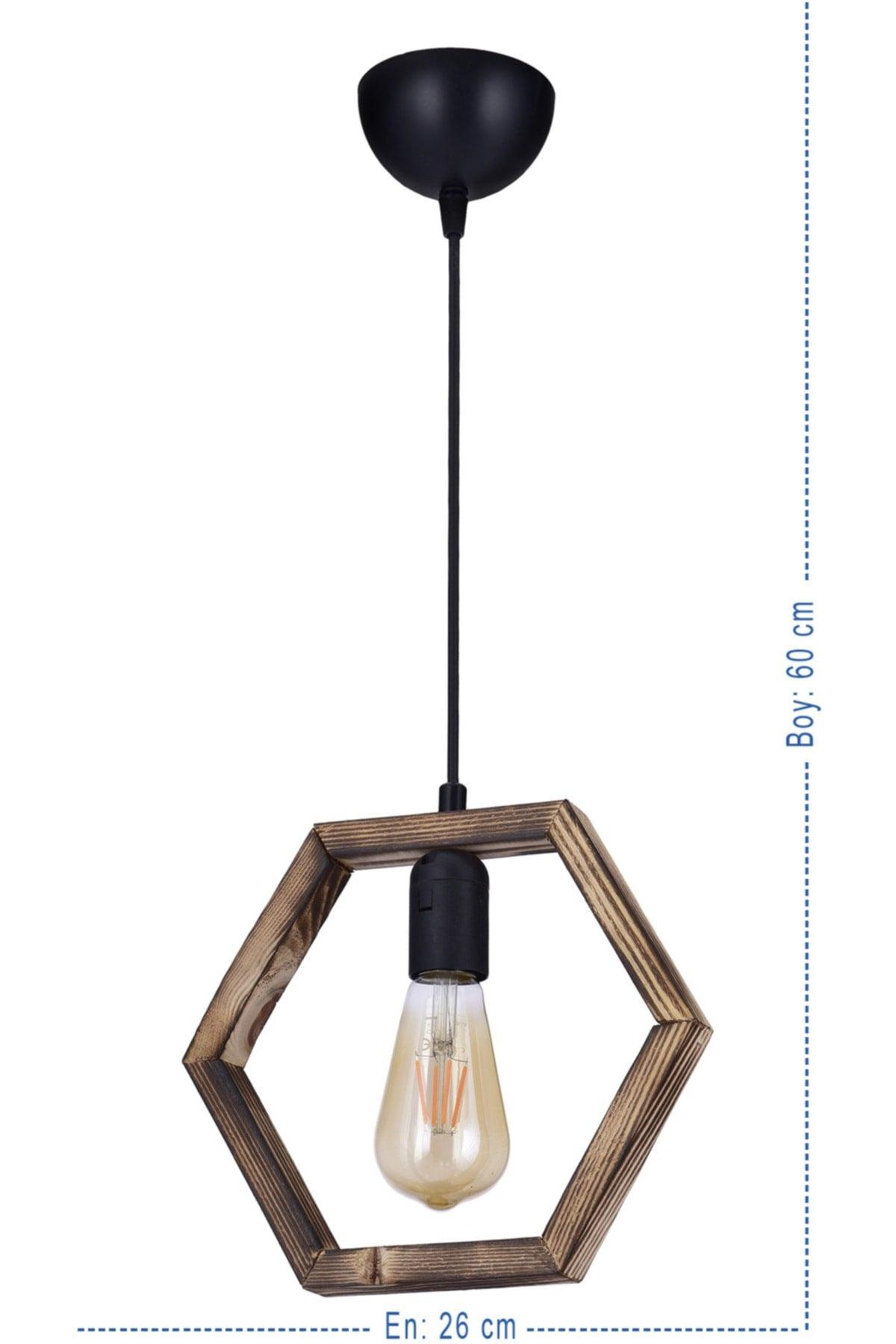 Seal Wood Pendant Chandelier (black) - Swordslife