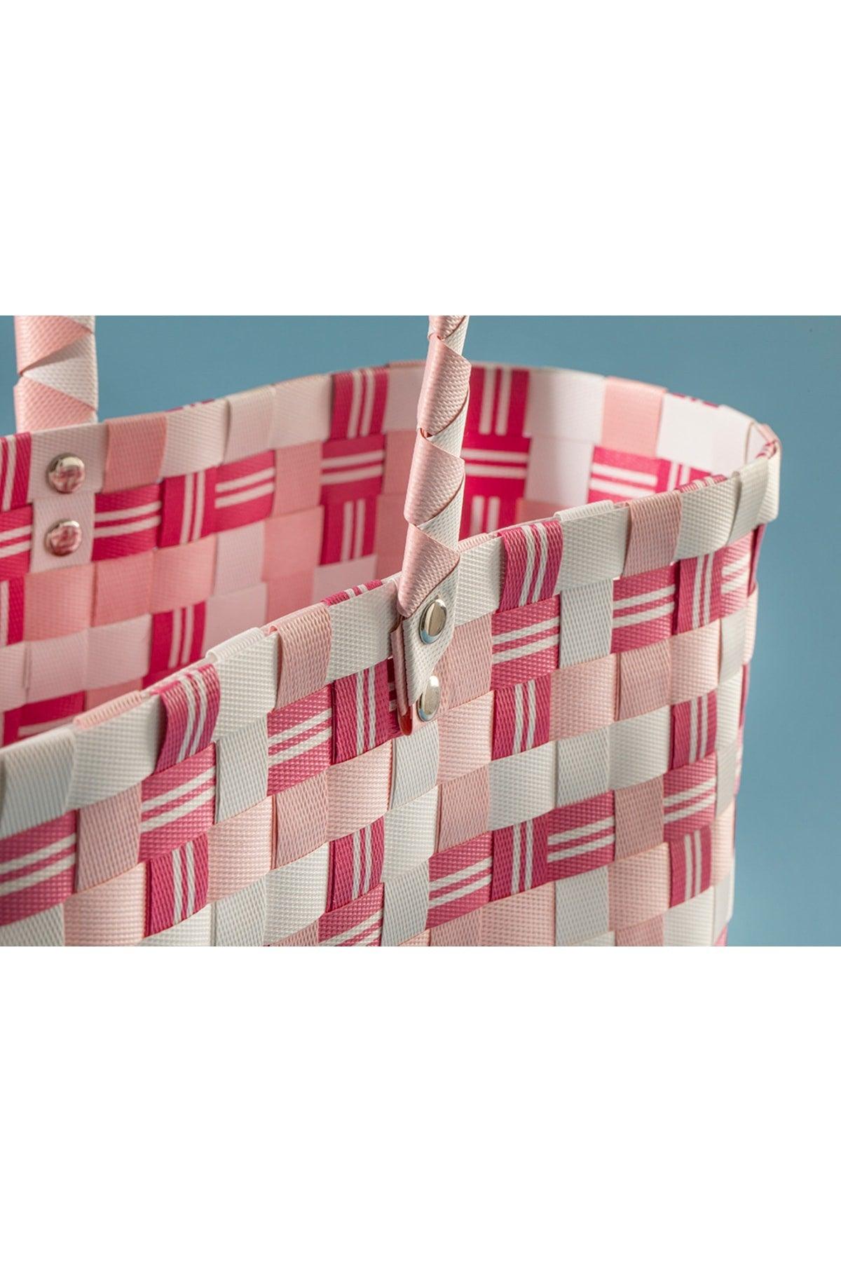 Multi Colors Beach Bag 34*14*32 Cm Pink - Swordslife
