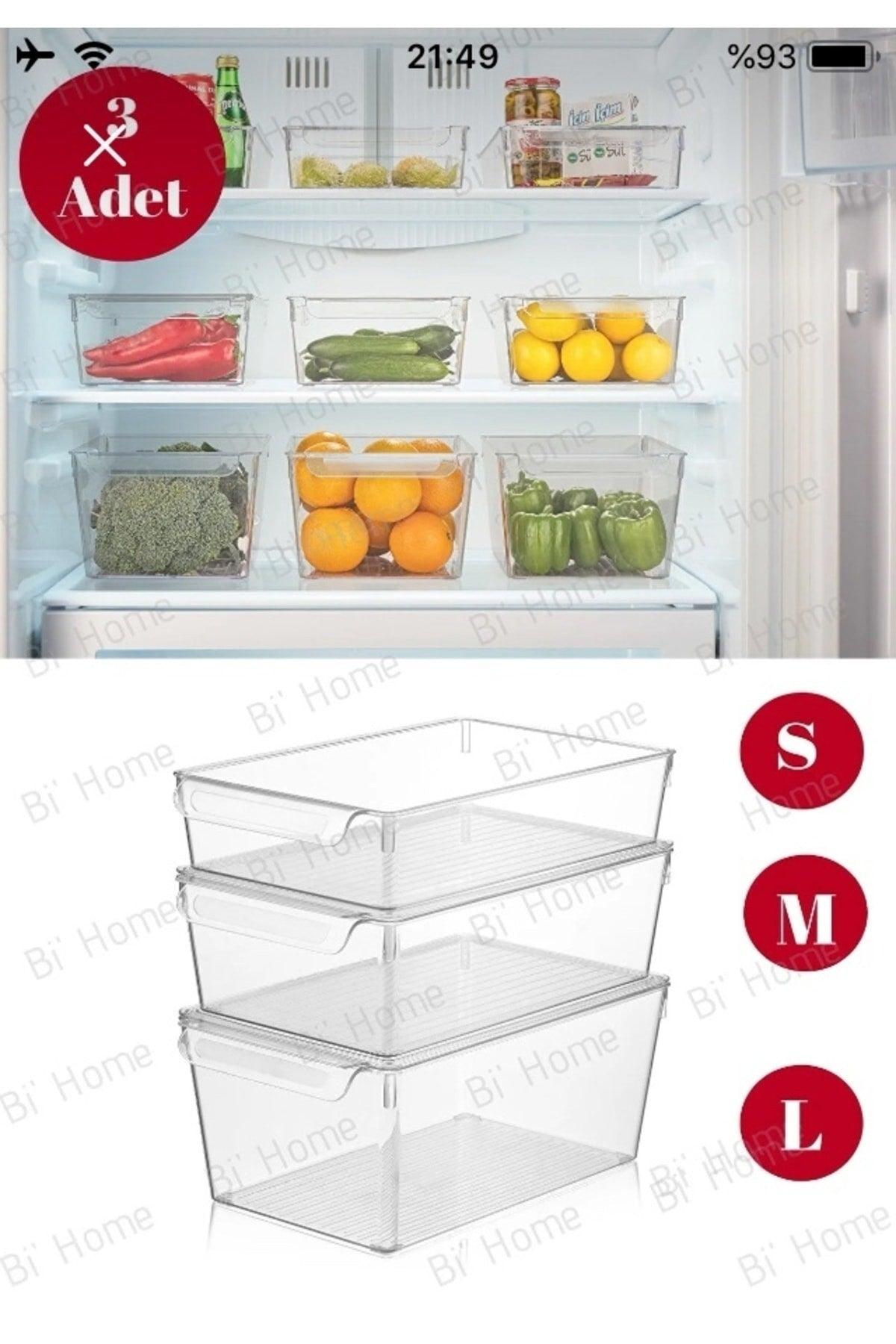 Multi-Purpose Fridge Cabinet Organizer with Lid - Swordslife