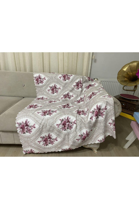 Plum Flower Pattern Sofa Bed Seat Cover - Swordslife