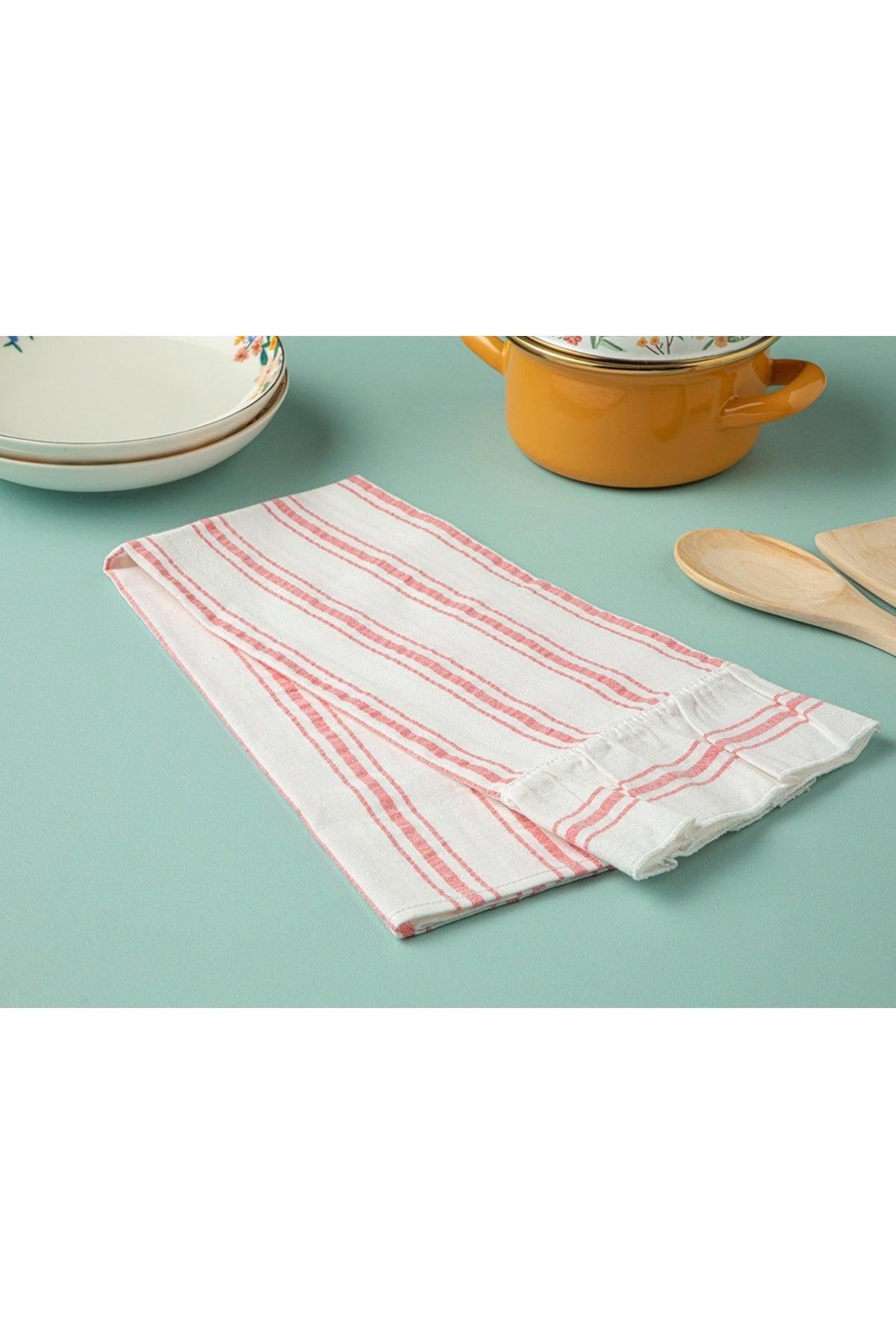 Musy Cotton Frilly Drying Towel 40x60 Cm Dark Pink - Swordslife