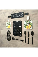 Kitchen Wall Concept Lemon Painting 9 Pieces - Swordslife