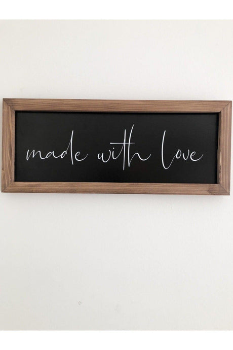 Kitchen Made With Love Wooden Frame - Swordslife