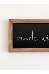 Kitchen Made With Love Wooden Frame - Swordslife