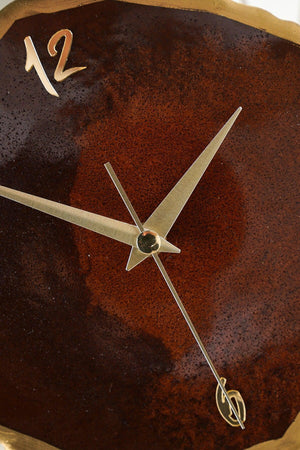 Muyika Diverso Claret Red Decorative Table Clock18x23cm Silent Mechanism Mms-epo - Swordslife
