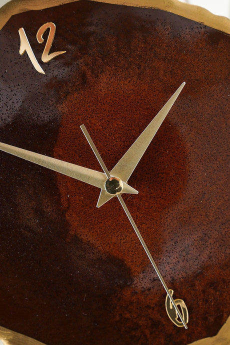 Muyika Diverso Claret Red Decorative Table Clock18x23cm Silent Mechanism Mms-epo - Swordslife