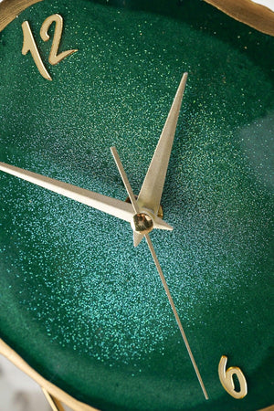 Muyika Diverso Green Decorative Table Clock18x24cm Silent Mechanism Mms-epo - Swordslife