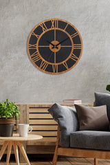 Muyika Roma Wooden Mdf Silent Mechanism 41x41cm Wall Clock Ads-41 - Swordslife