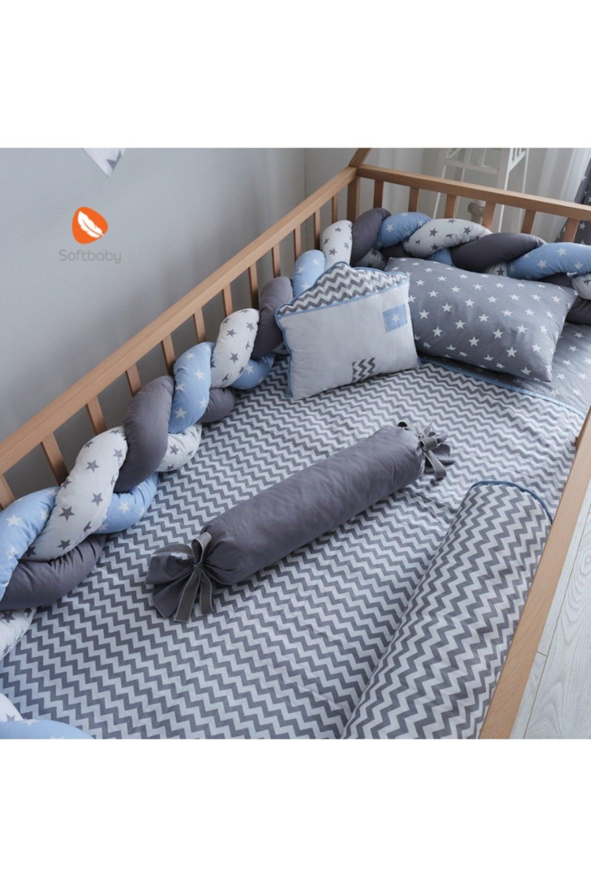 My Home Gray-blue Knitted Montessori Sleeping Set - Swordslife