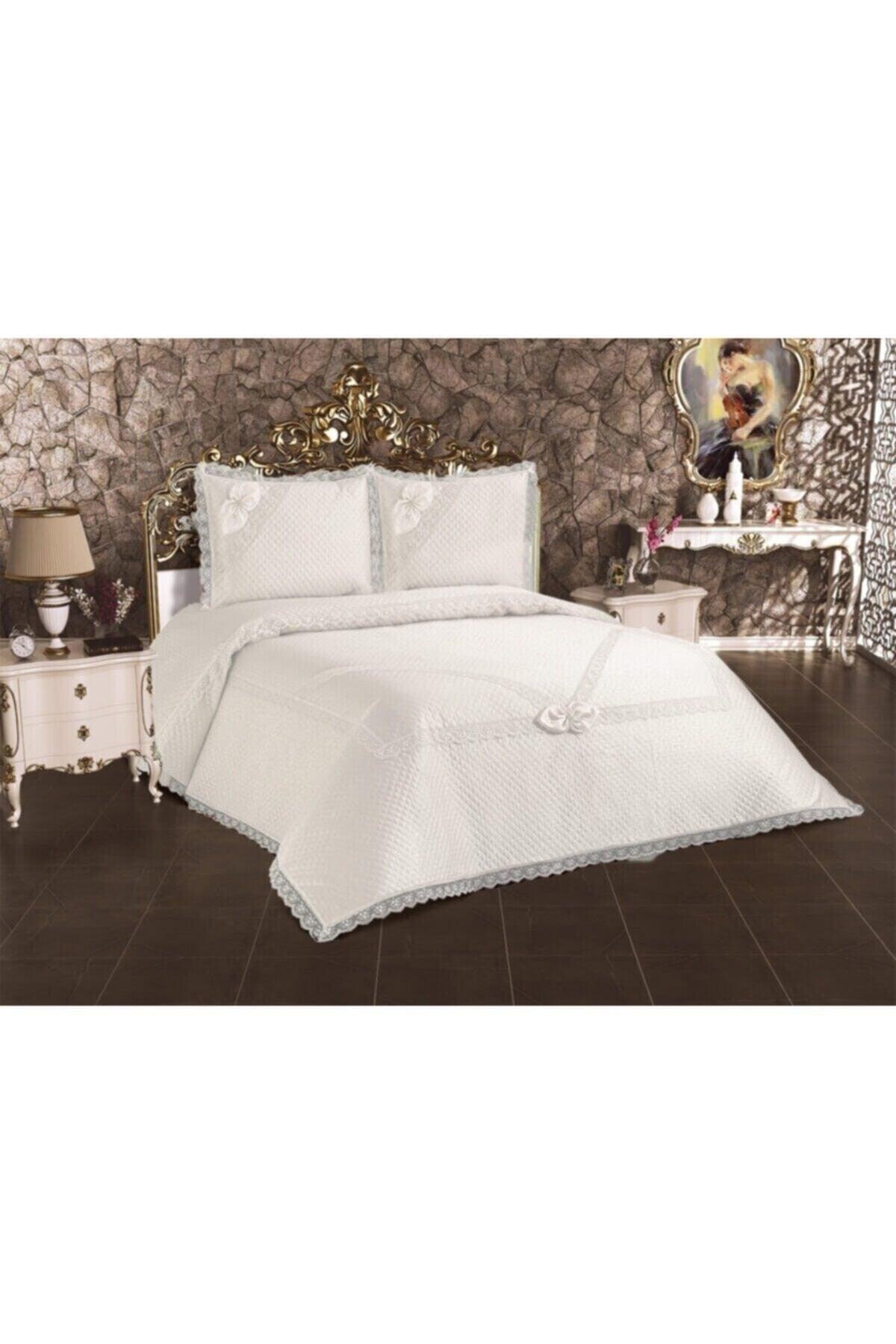 Naime Pique Set And Bedspread Ecru - Swordslife