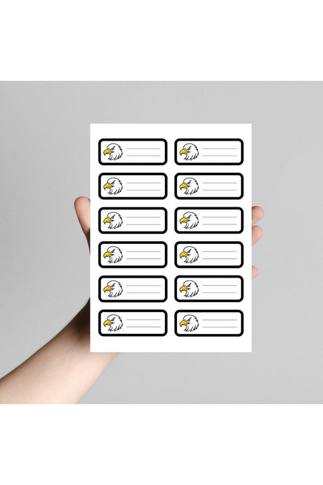 School Nameplate Sticker