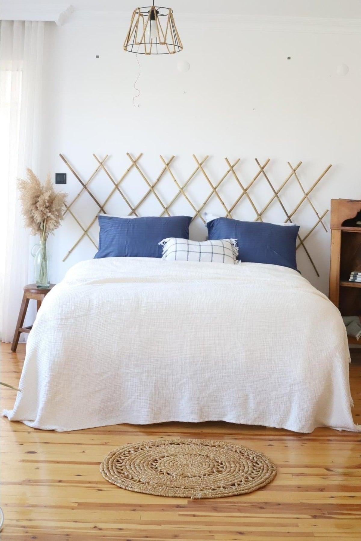 Natural Oversized Bedspread Pique - Swordslife