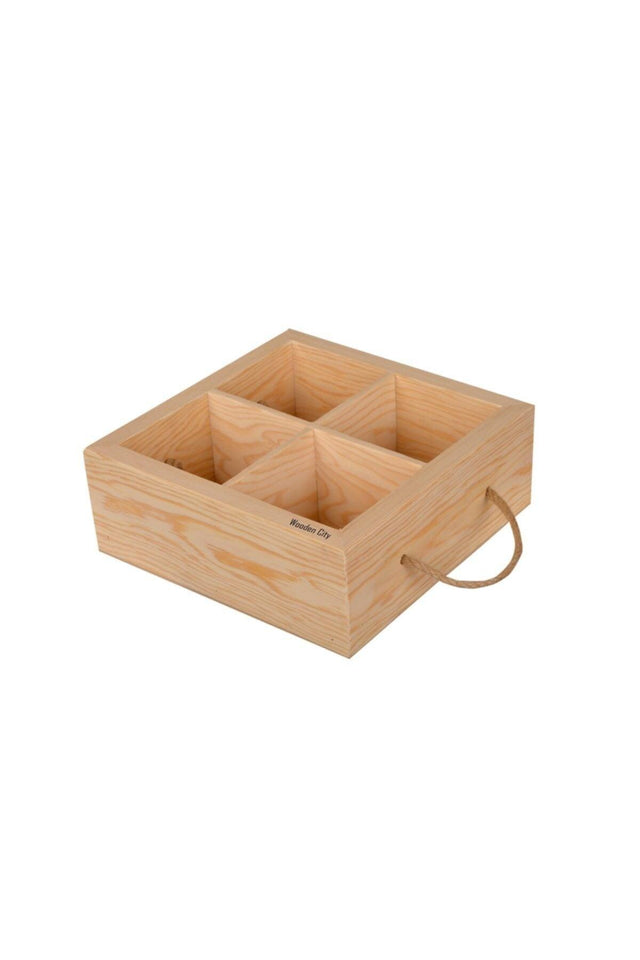 Natural Wood Organizer Box Organizer