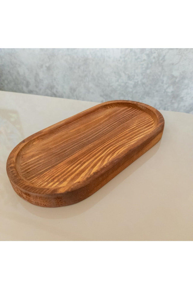 Natürlich Ahşap Six Presentation Plate Amber Color (orjinal Boiling Tree, Cookie) - Swordslife
