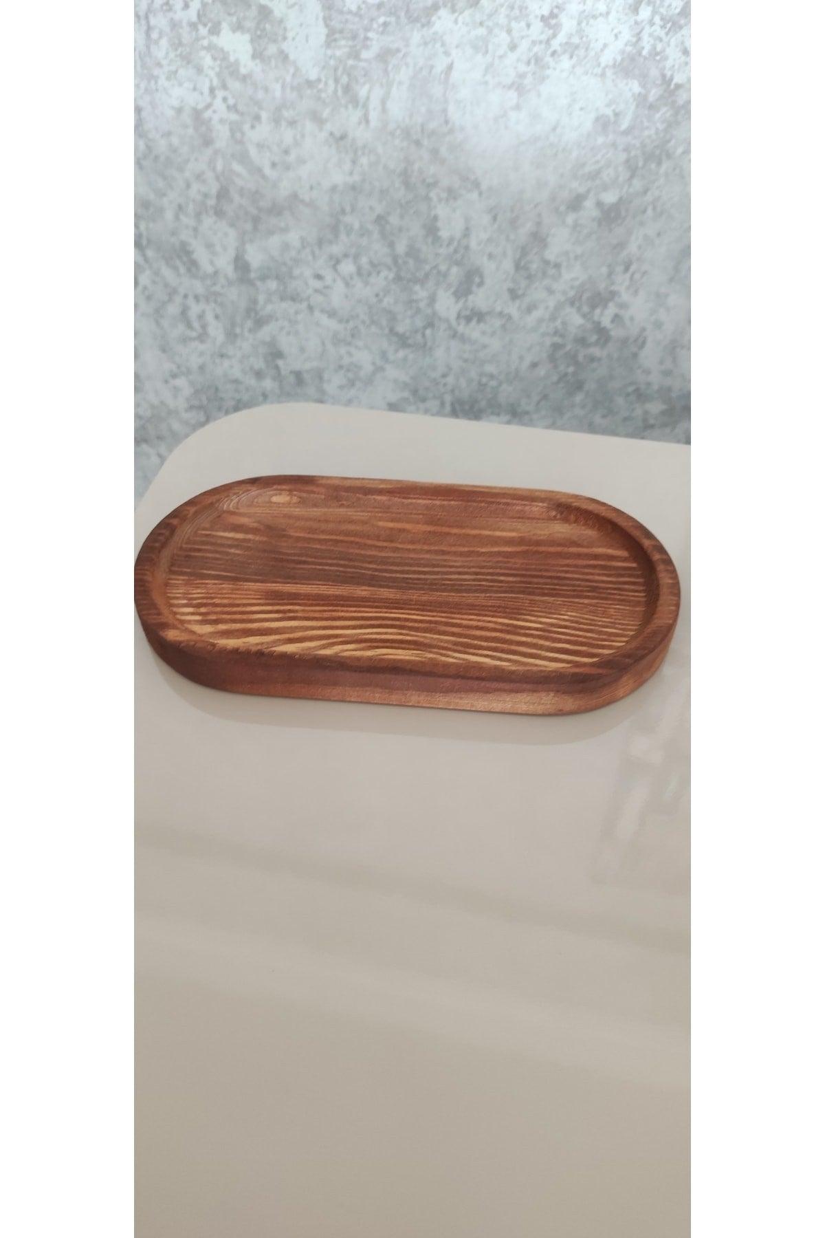 Natürlich Ahşap Six Presentation Plate Amber Color (orjinal Boiling Tree, Cookie) - Swordslife