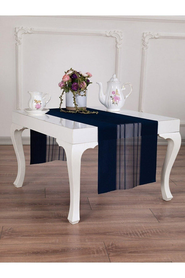 Navy Blue Runner Placemat Table Cloth