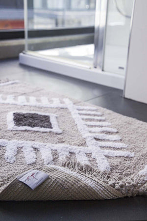 Nell Bath Mat Gray 60x90 - Swordslife