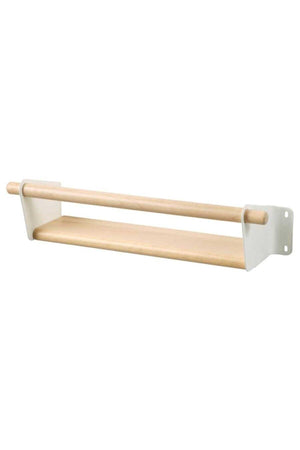 Nereby 40x10 Cm Solid Wood Steel Wall Shelf