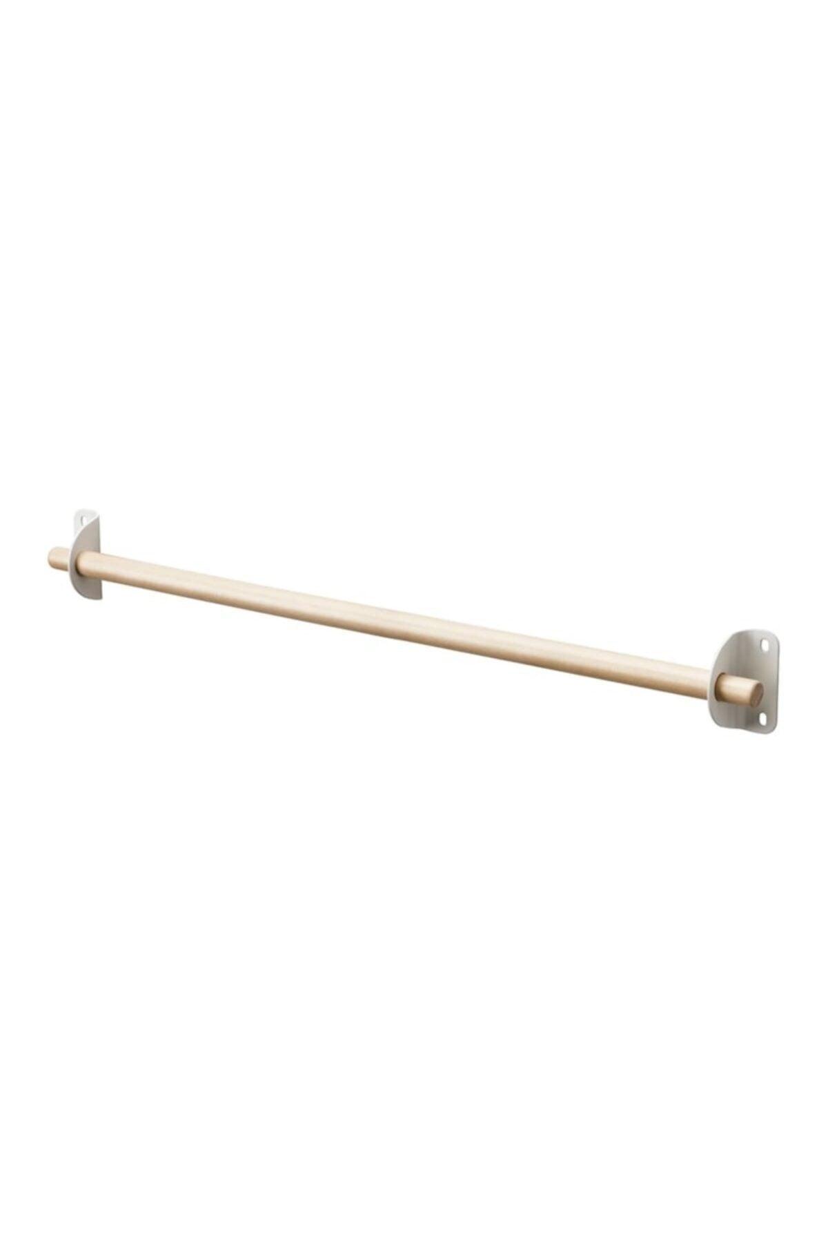 Nereby 60 Cm Solid Wood Wall Rail - Swordslife