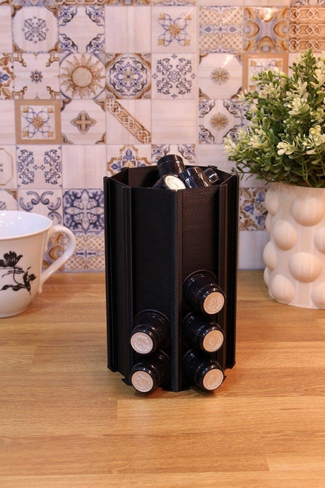 Nespresso Capsule Coffee Compatible Holder Decorative Multi-Purpose Stand Black - Swordslife