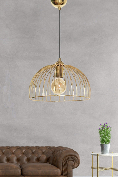 Nevol Single Pendant Light Gold Mtla-46 - Swordslife