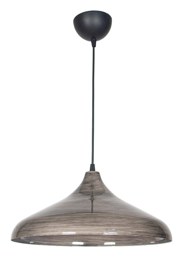 Nil Modern Design Patterned Brown Pendant Lamp Metal Cafe - Kitchen Single Chandelier - Swordslife