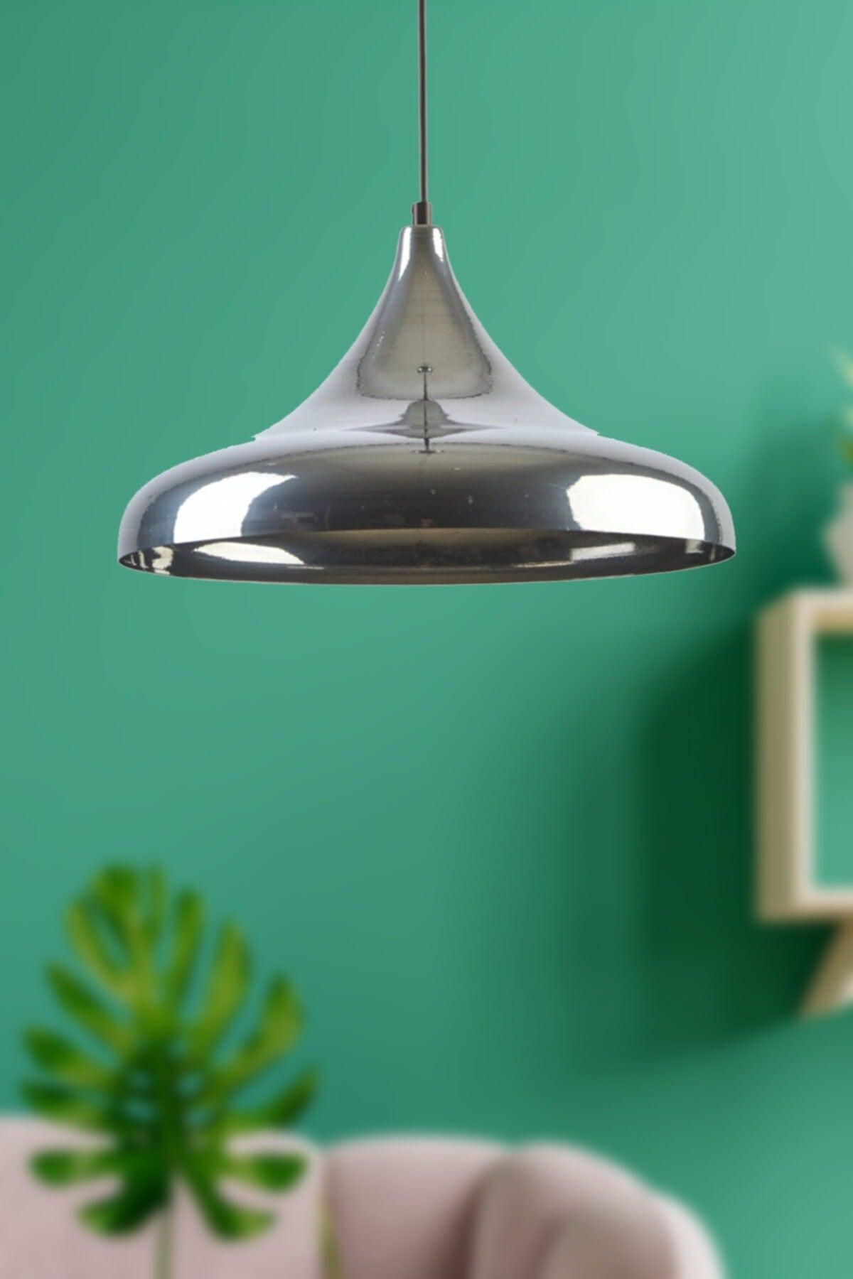 Nil Modern Metal Plastering Gray Color Pendant Lamp Cafe - Kitchen Single Chandelier - Swordslife