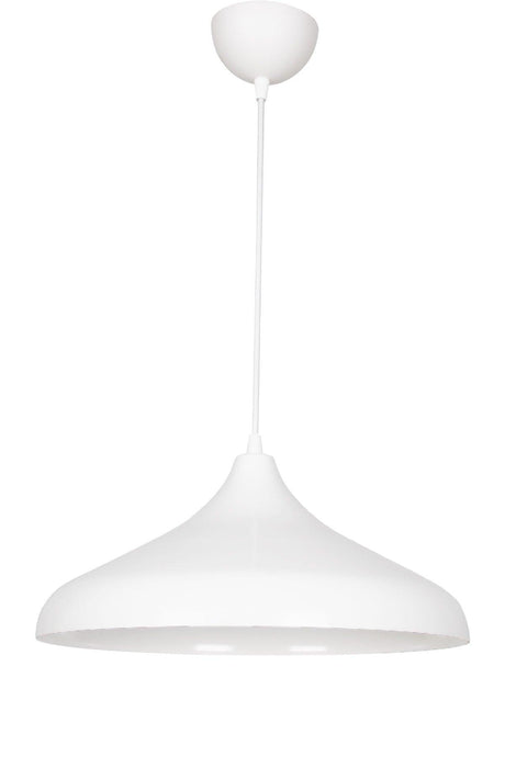 Nil Special Design Glossy White Metal Cafe - Kitchen Single Chandelier - Swordslife