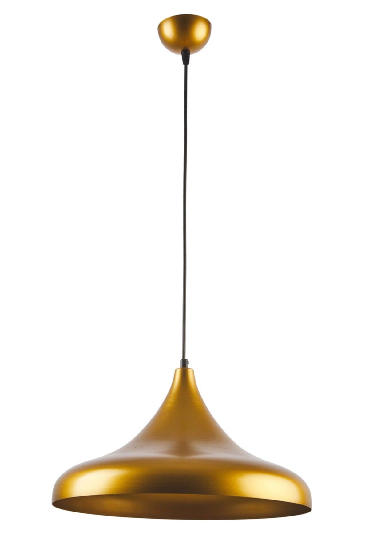 Nil Special Design Retro Rustic Decorative Modern Metal Copper Color Pendant Lamp Cafe - Kitchen Single Chandelier - Swordslife