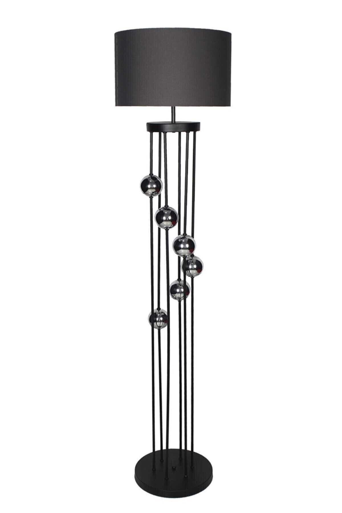 Nila Luxury Chrome 6 Ball Decorated Modern Floor Lamp - Swordslife